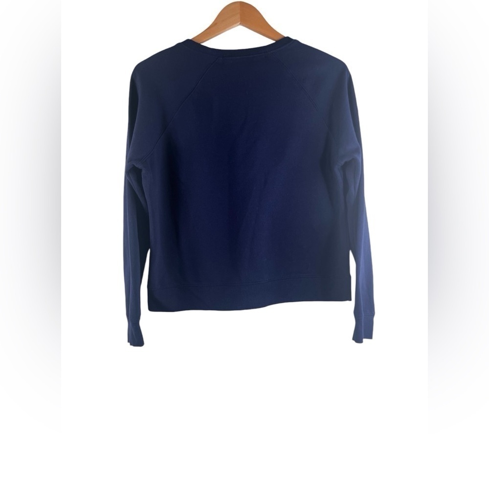 Rebecca Minkoff Jennings Love You Graphic Sweatshirt Navy Red Size Large - Picture 2 of 6